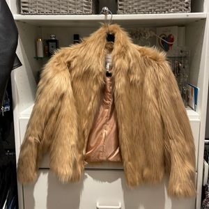 BCBGeneration fur coat